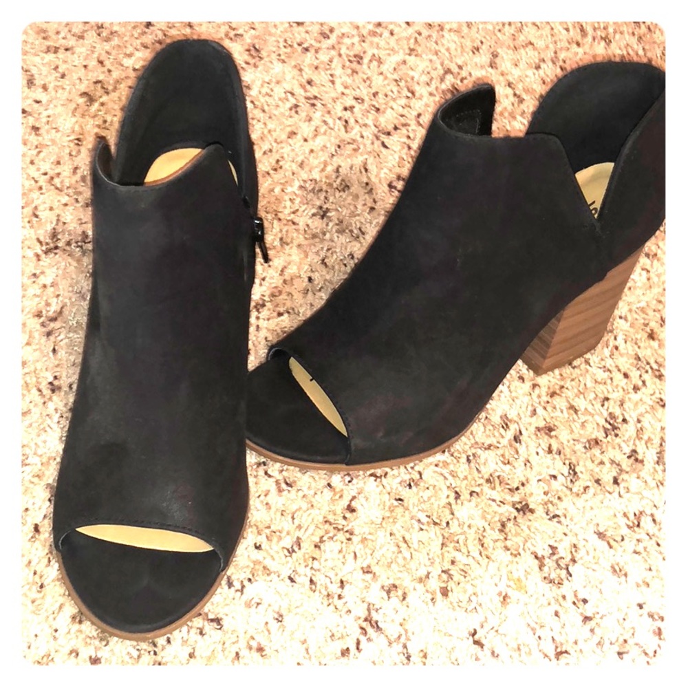 Soda Peep-Toe Booties